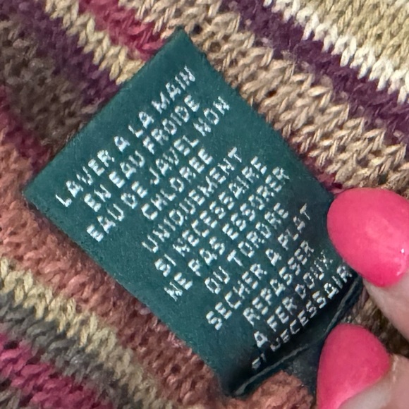 Ralph Lauren size M gorgeous stripped open front cardigan - Picture 7 of 8